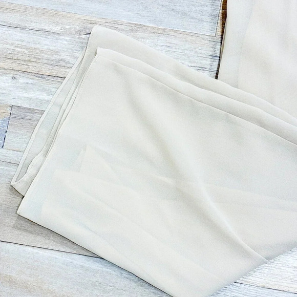 LE BOS Flowy beige pants with elastic waistband - Picture 3 of 10